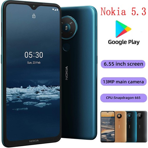 Nokia 64gb 4gb dual sim - 5.3, 64gb+4gb